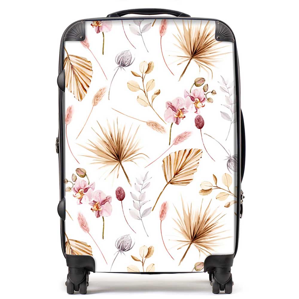 Watercolour Orchids Suitcase
