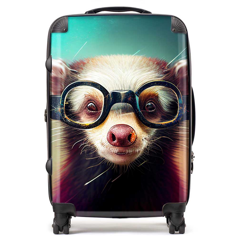 Ferret Splashart Suitcase