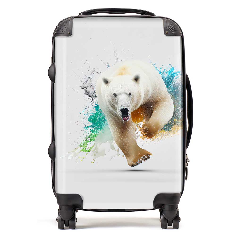 Charging Polar Bear Suitcase