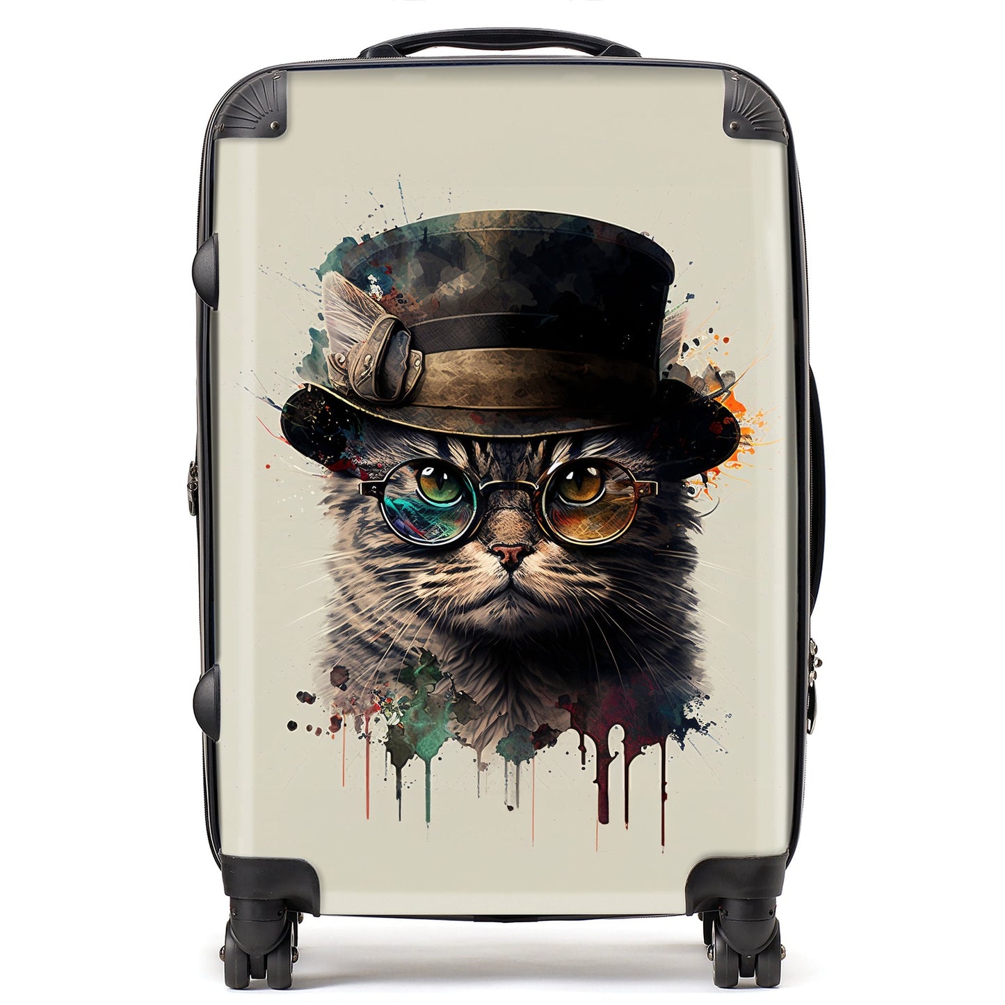 Cat And Hat Splashart Suitcase