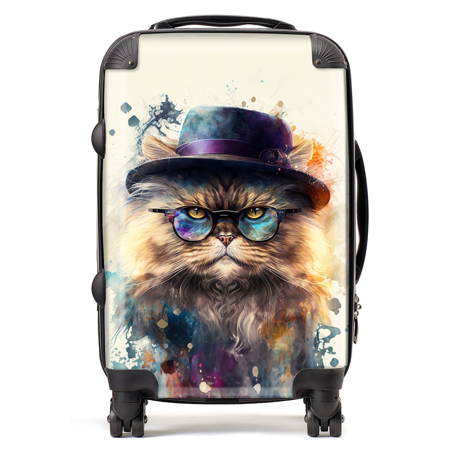 Persian Cat Splashart Suitcase