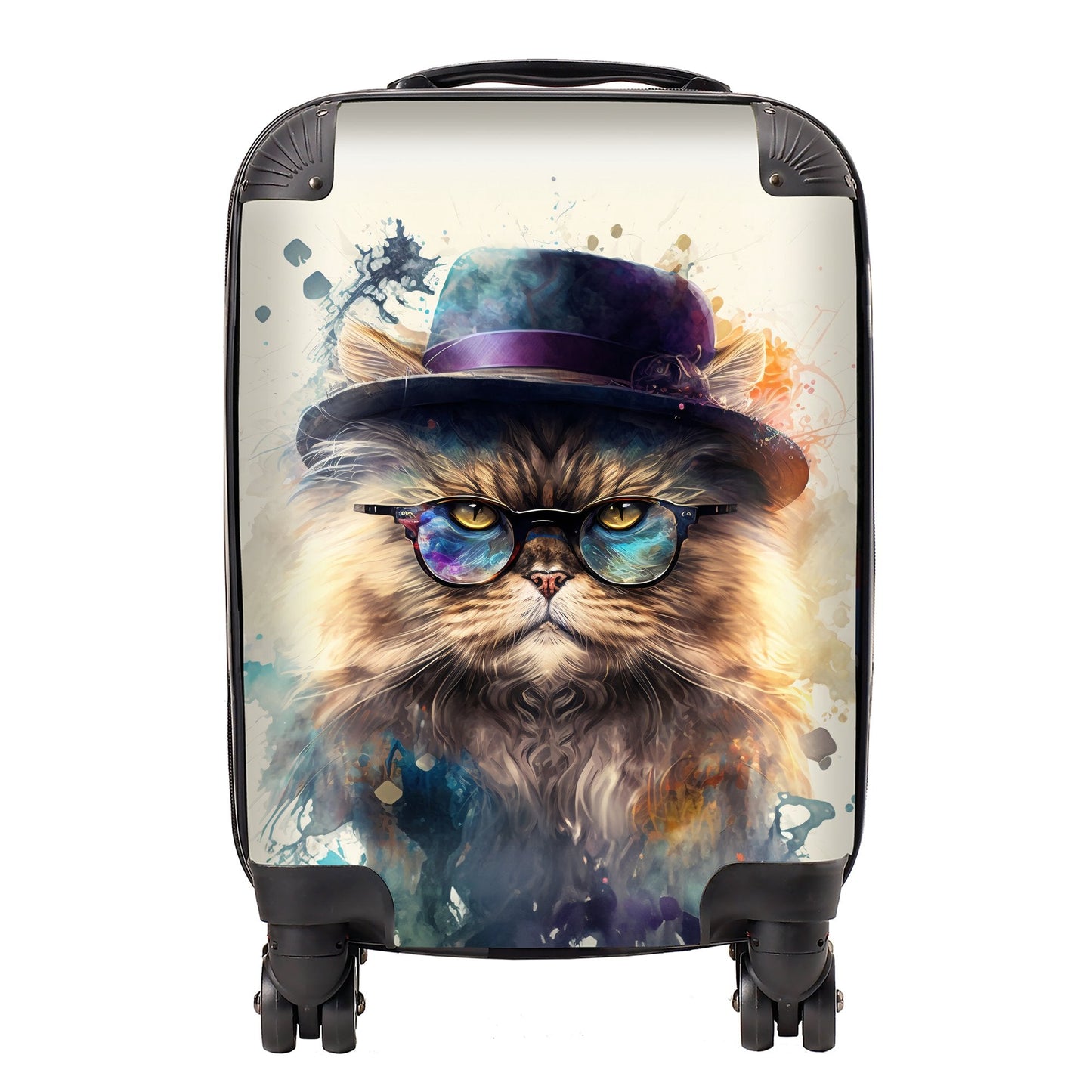 Persian Cat Splashart Suitcase