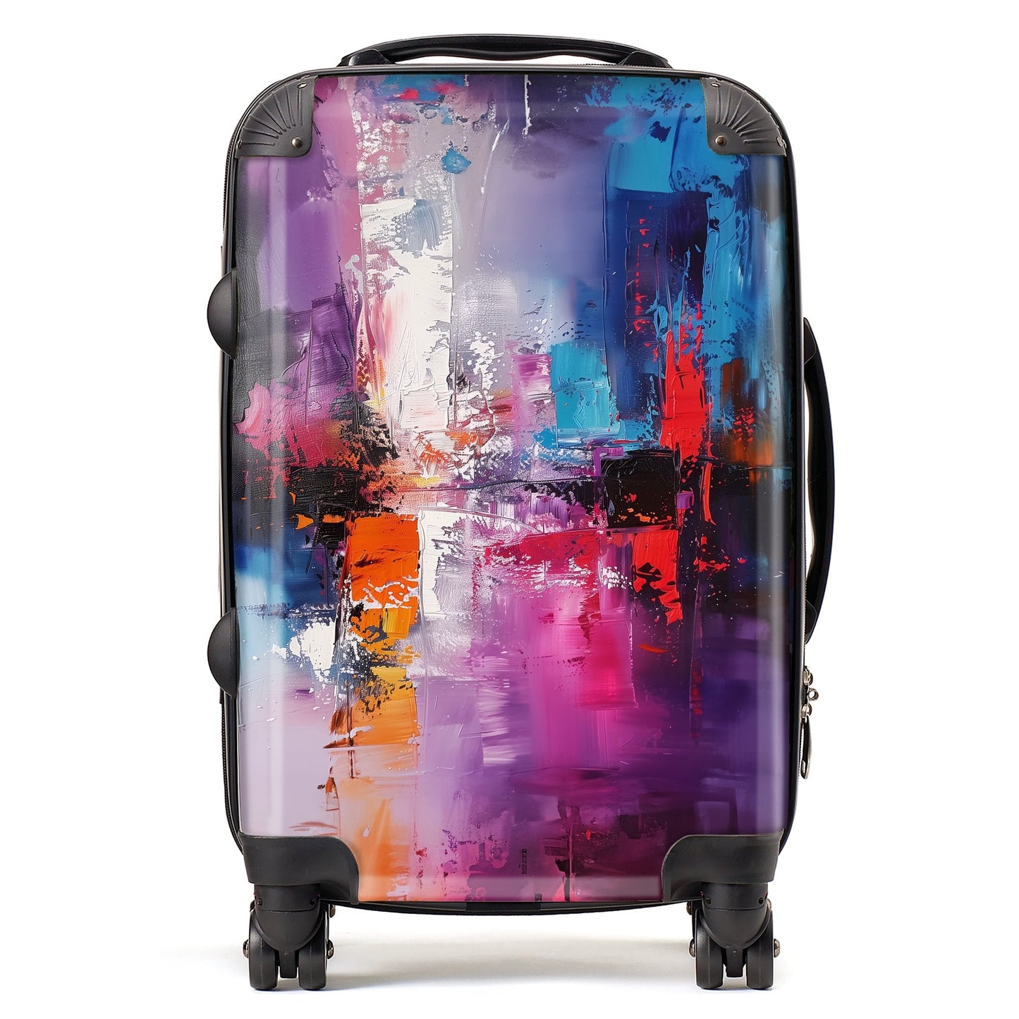 Vibrant Metropolis: A Palette Of Emotions Suitcase