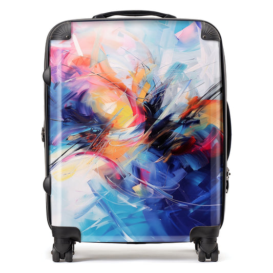 Serene Explosion: Calm Amidst Colours Suitcase