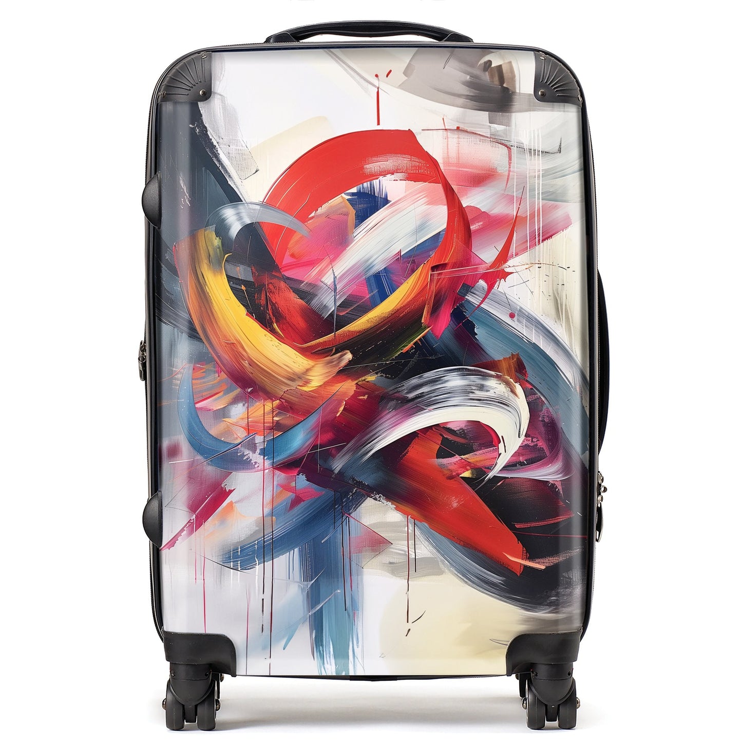 Swirling Symphony Of Colours Suitcase