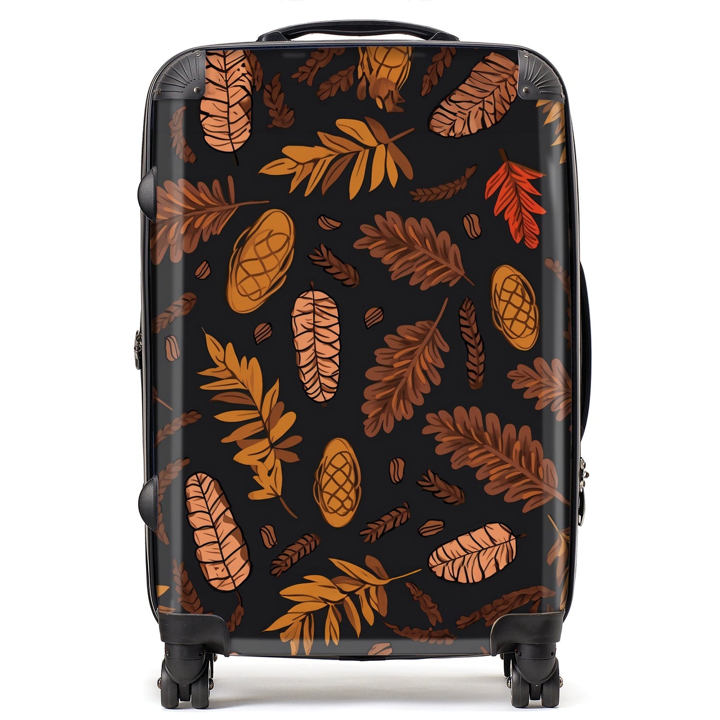 Autumn Leaves And Pinecones Suitcase