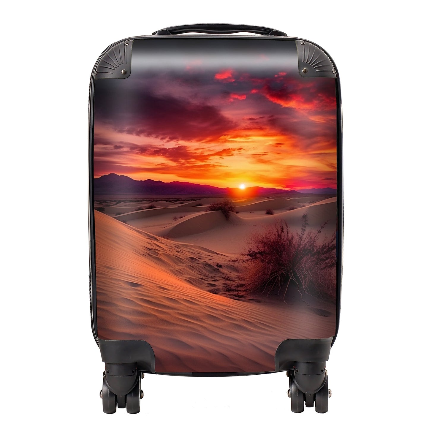 Sunset In The Desert Suitcase