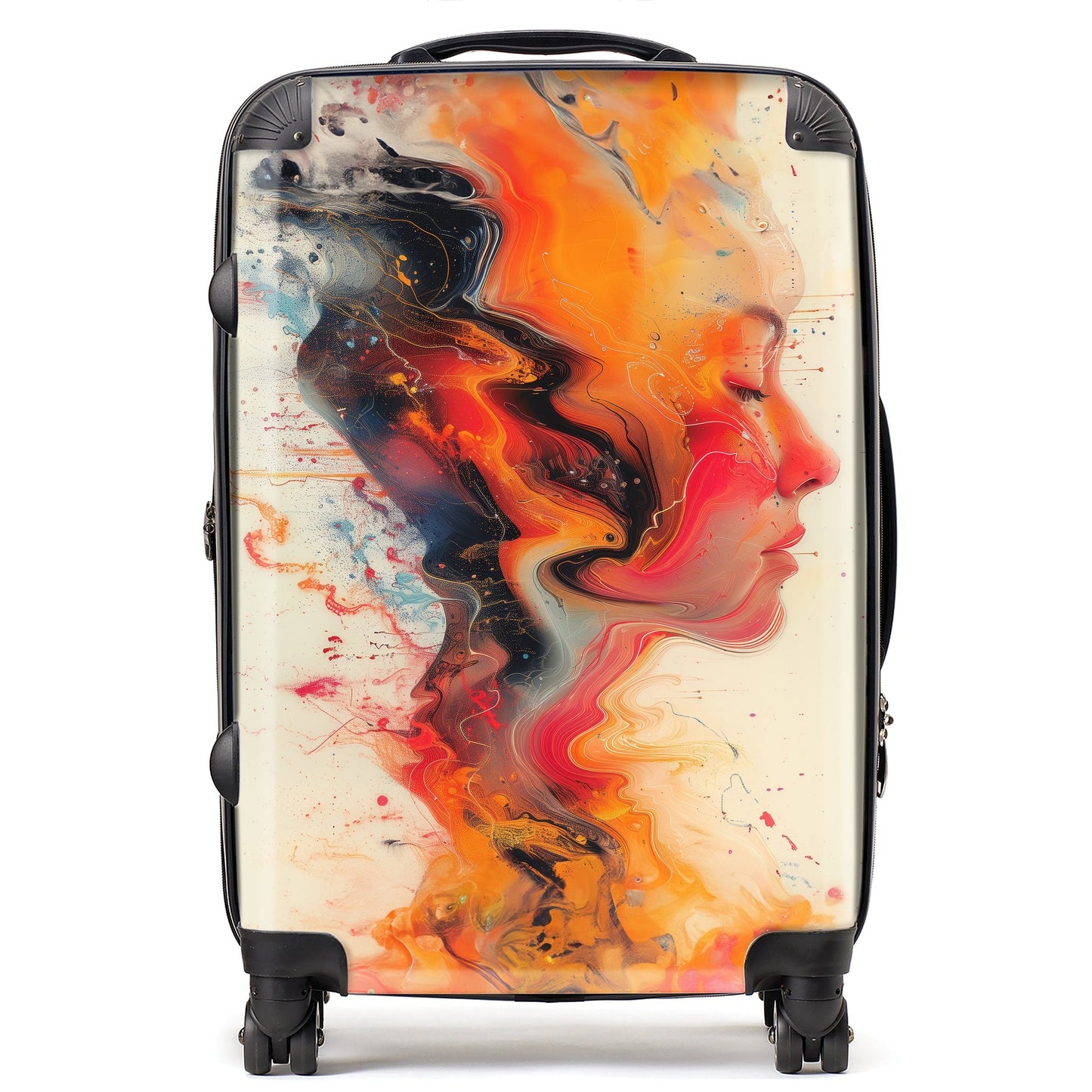 Geometric Vibrance Suitcase