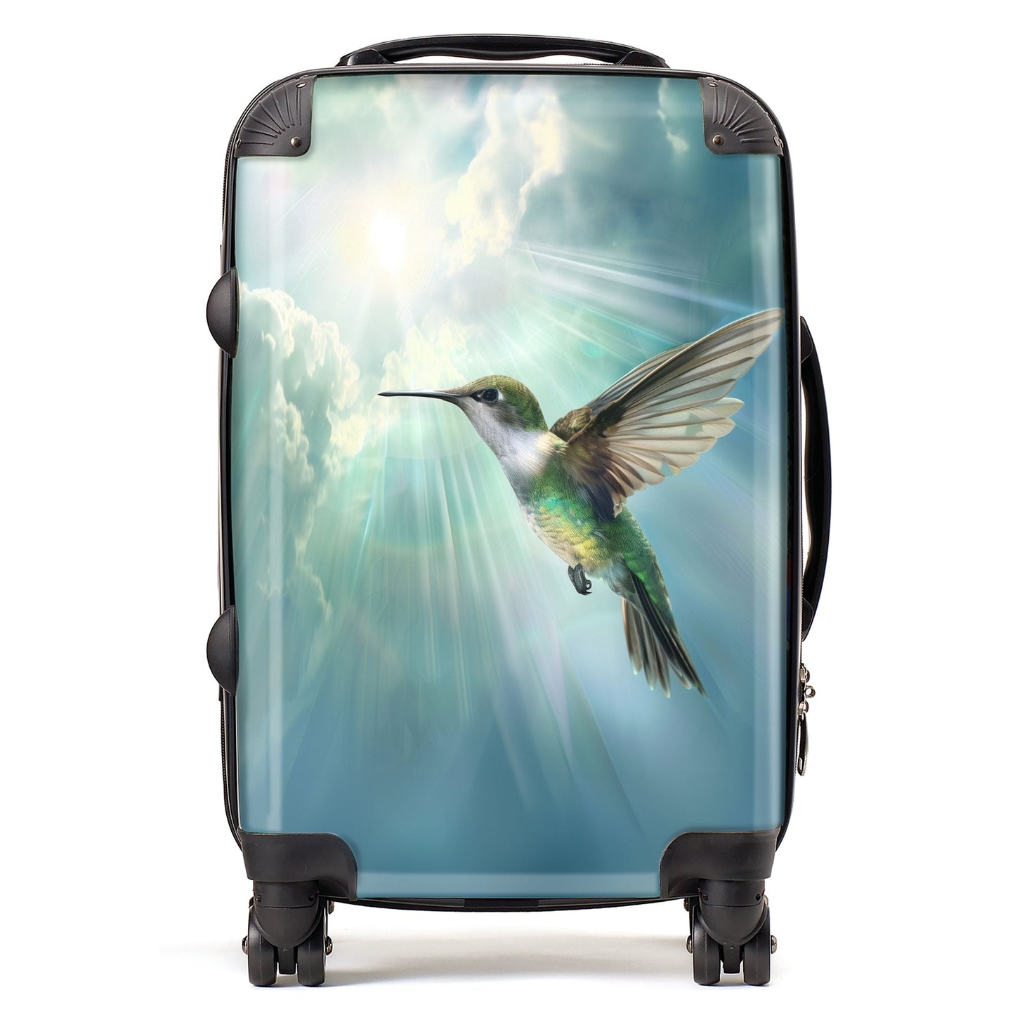 Hummingbird In A Beautiful Sky Suitcase