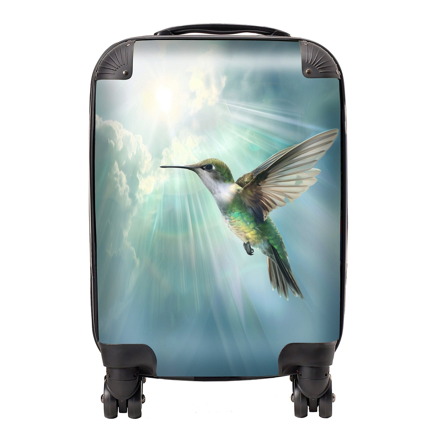 Hummingbird In A Beautiful Sky Suitcase