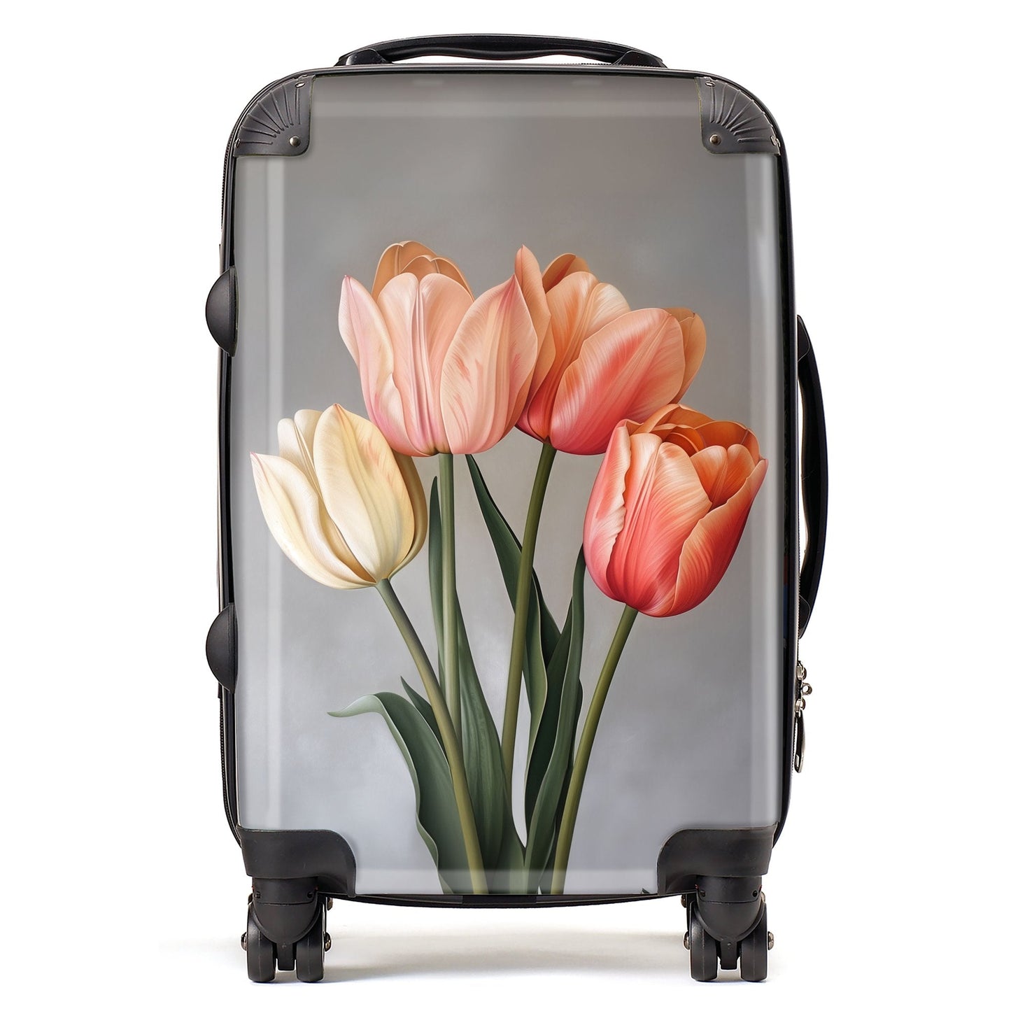 Spring Tulips Suitcase